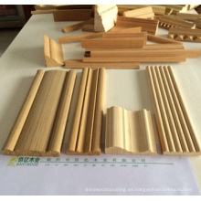 puerta jamba molduras de madera chinas Linyi Baiyi Madera